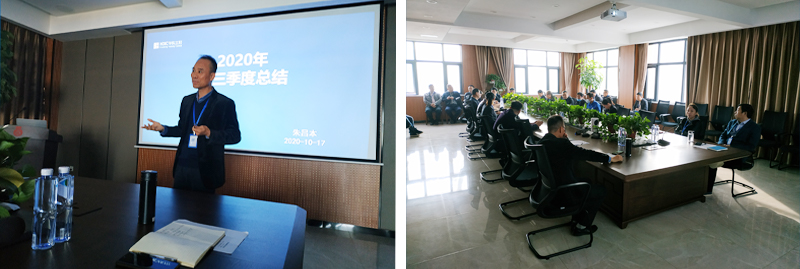 董事長朱呂本先生作重要講話